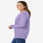 Perfect Long-Sleeve V-Neck Tee image number null