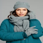 Cable Knit Scarf image number null