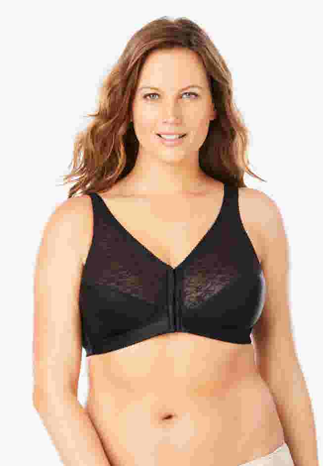 Front-Close Lace Wireless Posture Bra 5100565 image number 0
