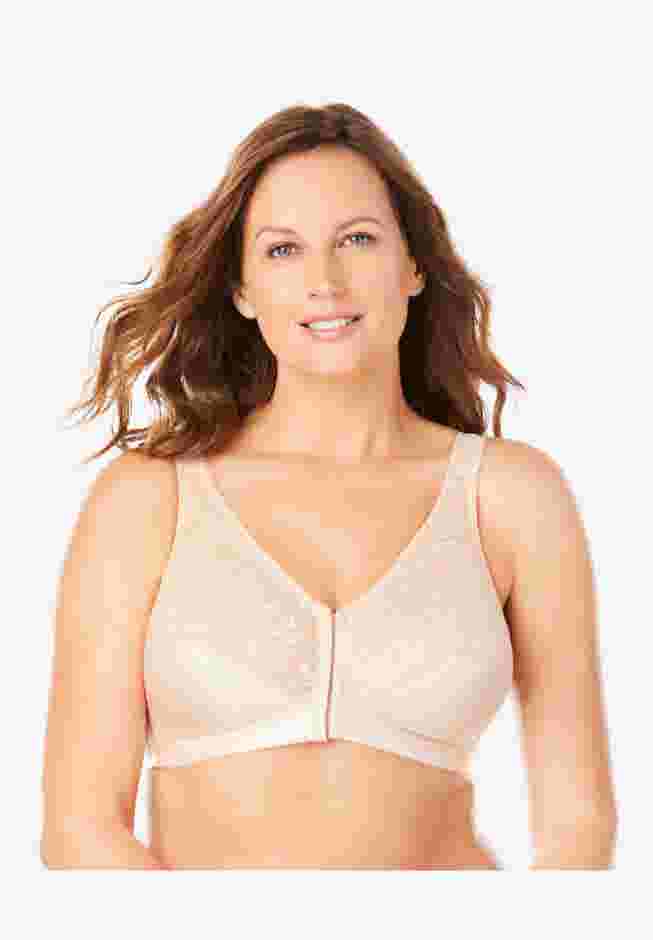 Front-Close Lace Wireless Posture Bra 5100565 image number 0