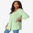 Squareneck Pointelle Top image number null