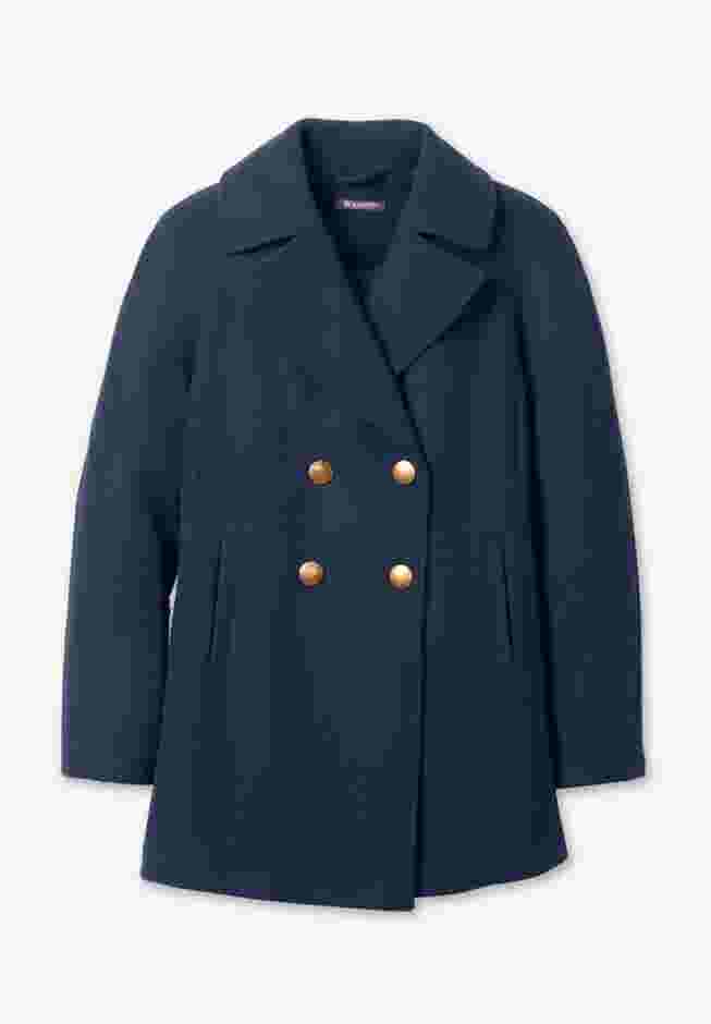 Modern A-Line Peacoat image number 3
