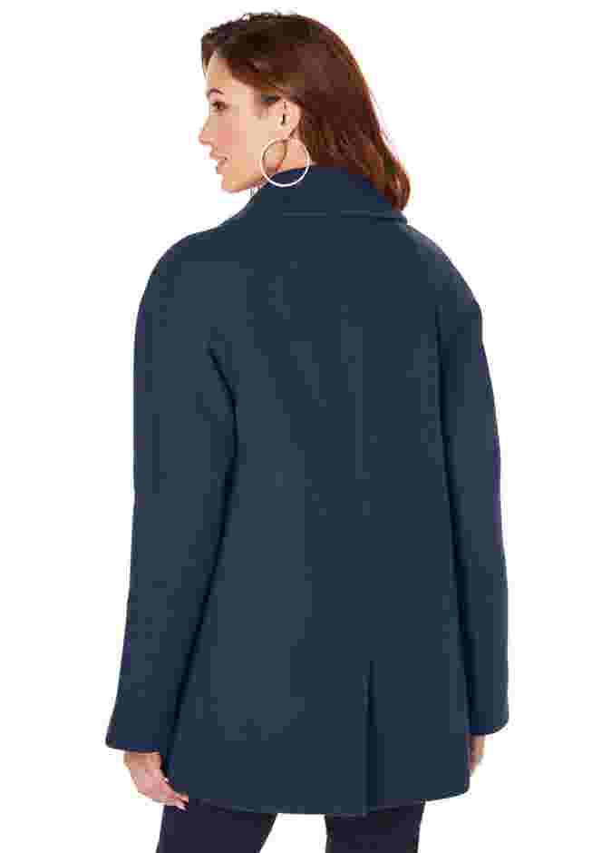 Modern A-Line Peacoat image number 1