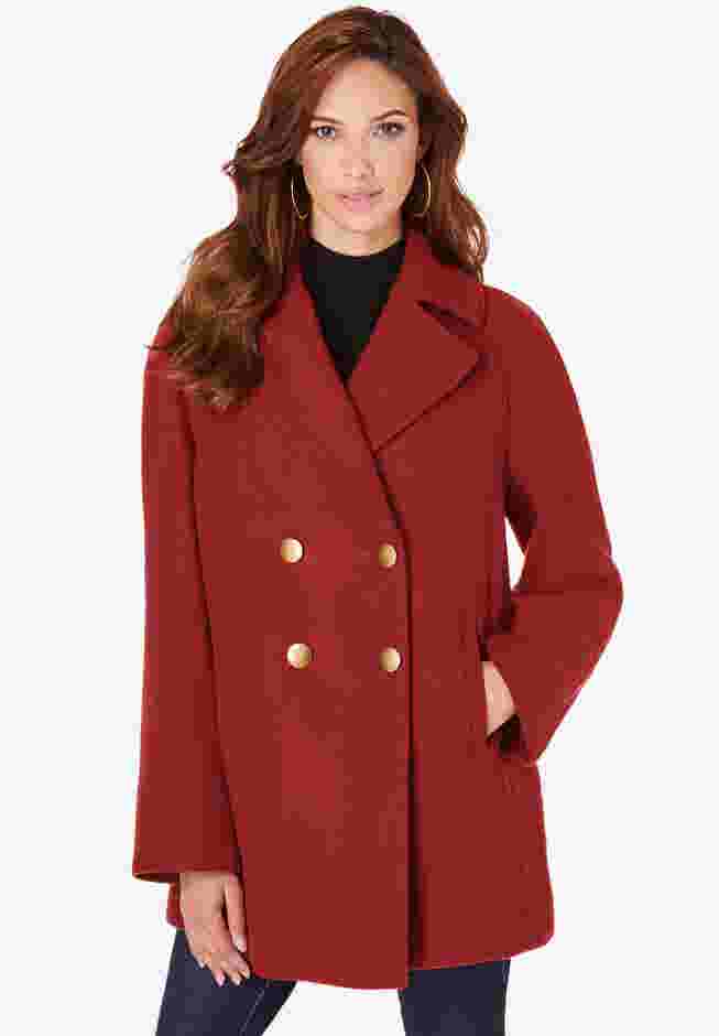 Modern A-Line Peacoat image number 0