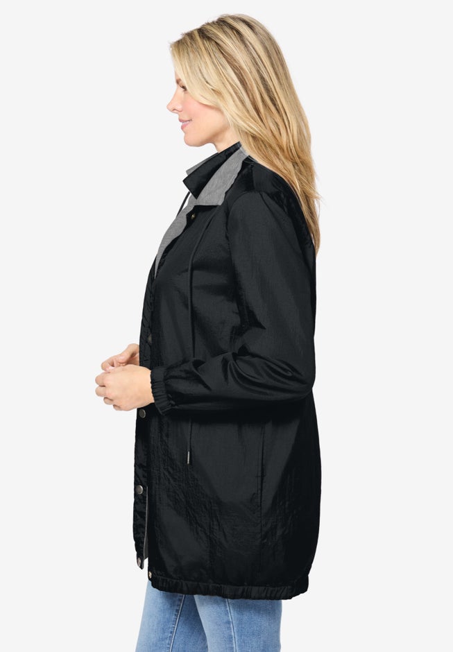 Fleece Nylon Reversible Jacket image number 2
