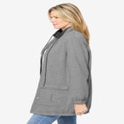 Fleece Nylon Reversible Jacket image number 4