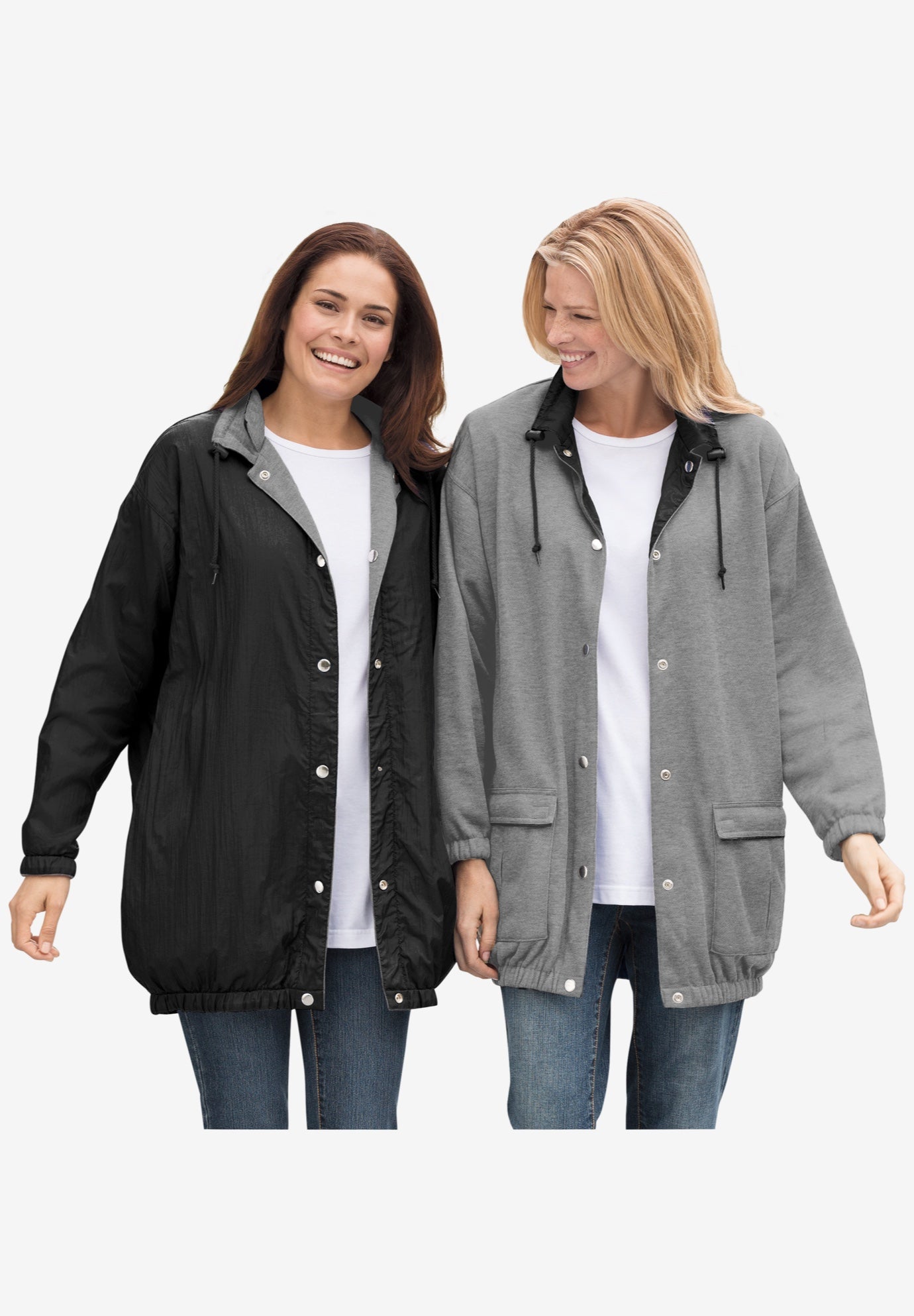 Fleece Nylon Reversible Jacket image number 0