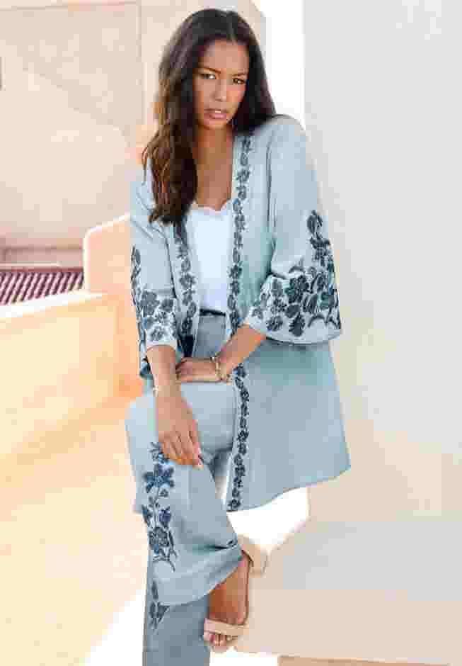 Chambray Kimono image number 0