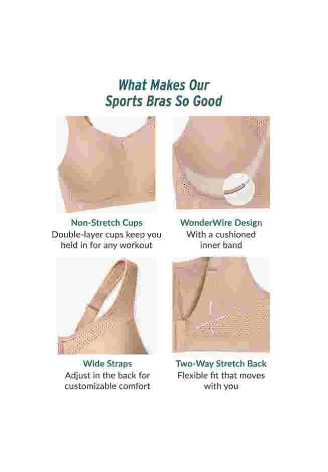 Glamorise® Wonderwire® High-Impact Underwire Sport Bra 9066 image number 3