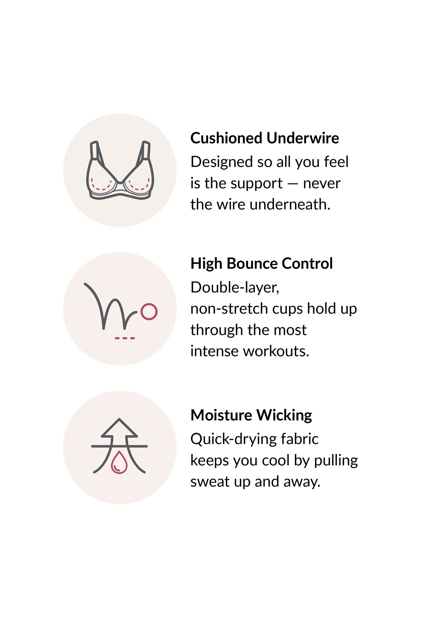 Glamorise® Wonderwire® High-Impact Underwire Sport Bra 9066 image number 5