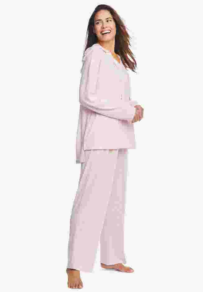 Hooded Marled Jersey Top image number 0