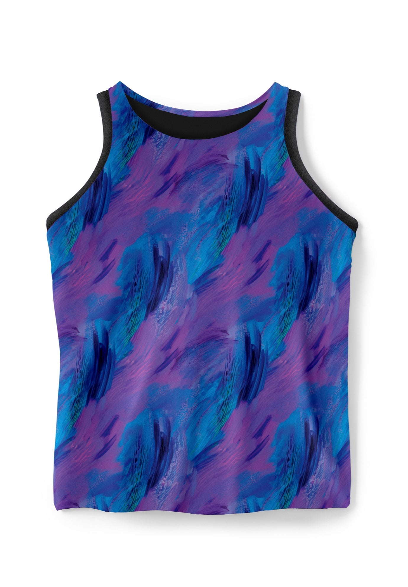 Longer-Length Racerback Tankini Top image number 3