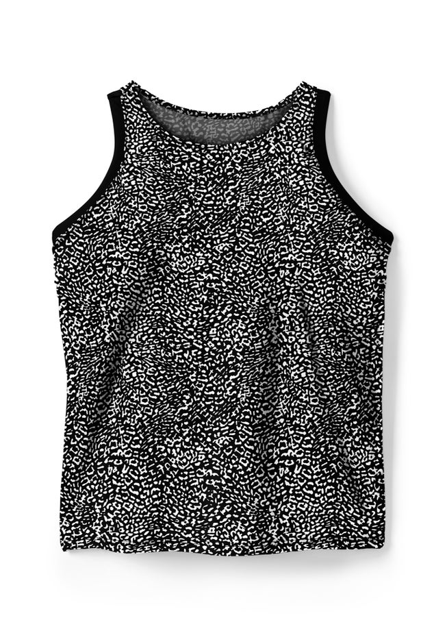 Longer-Length Racerback Tankini Top image number 3