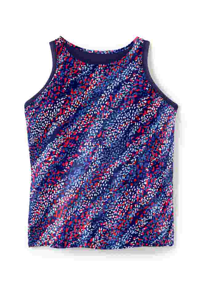 Longer-Length Racerback Tankini Top image number 3