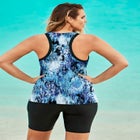 Longer-Length Racerback Tankini Top image number null