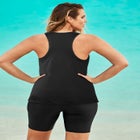 Longer-Length Racerback Tankini Top image number null