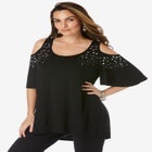 Cold Shoulder Ultra Drape Tunic image number null