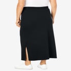 Sport Knit Side-Slit Skirt image number null