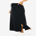 Sport Knit Side-Slit Skirt image number null