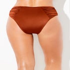 Shimmer Side Ruched Swim Brief image number null
