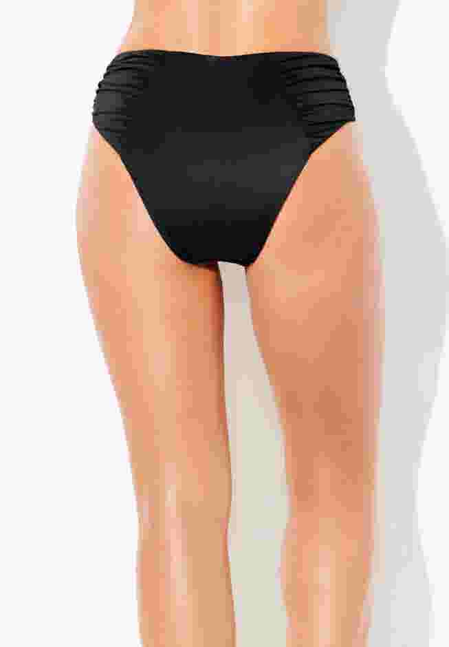 Shimmer Side Ruched Swim Brief image number 1