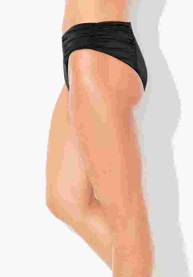 Shimmer Side Ruched Swim Brief image number 2