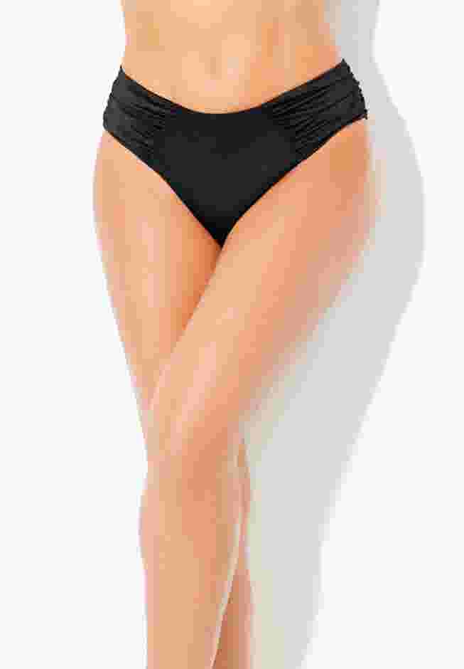 Shimmer Side Ruched Swim Brief image number 0