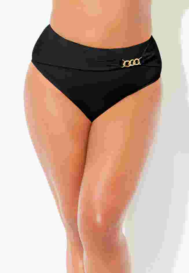 High Waist Chain Accent Swim Brief image number 0
