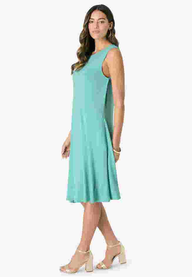 Two-Pocket Swing Tank Dress image number 2