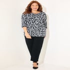 Suprema&reg; 3/4 Sleeve V-Neck Tee image number 1