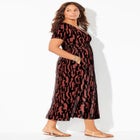 Pack & Go Wrinkle-Resistant Maxi Cover Up Dress image number null