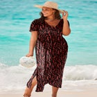 Pack & Go Wrinkle-Resistant Maxi Cover Up Dress image number null
