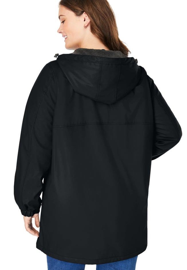 Hooded Slicker Raincoat image number 2