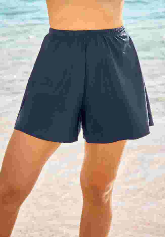 Loose Swim Short with Built-In Tummy Control Brief image number 0