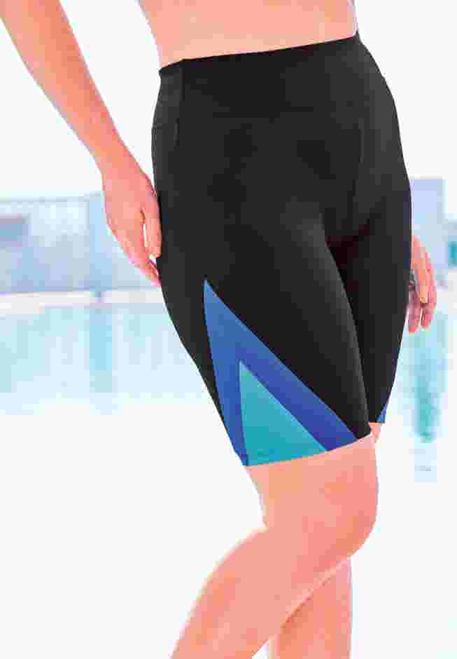 Colorblock Swim Shorts with Sun Protection image number 0
