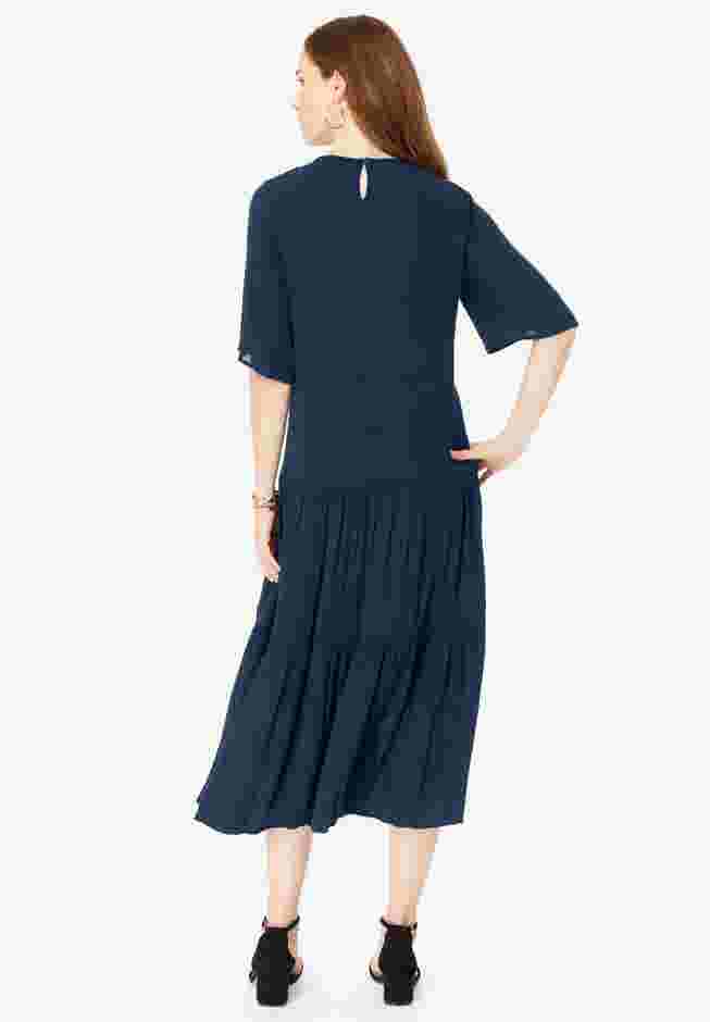 Crochet Neck Dress image number 1