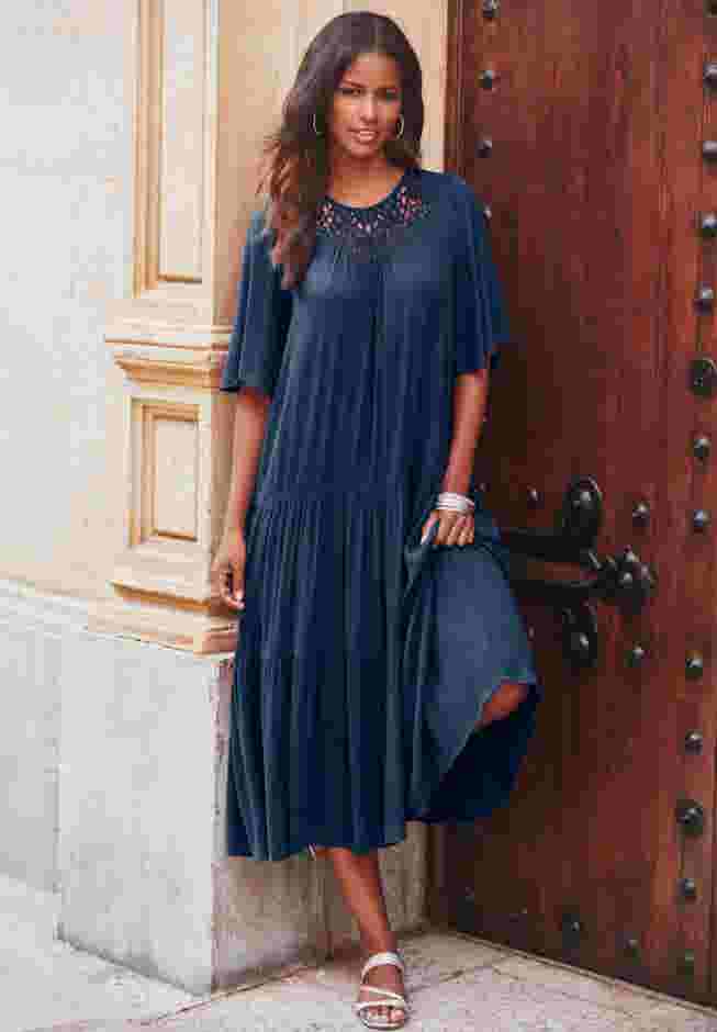 Crochet Neck Dress image number 3