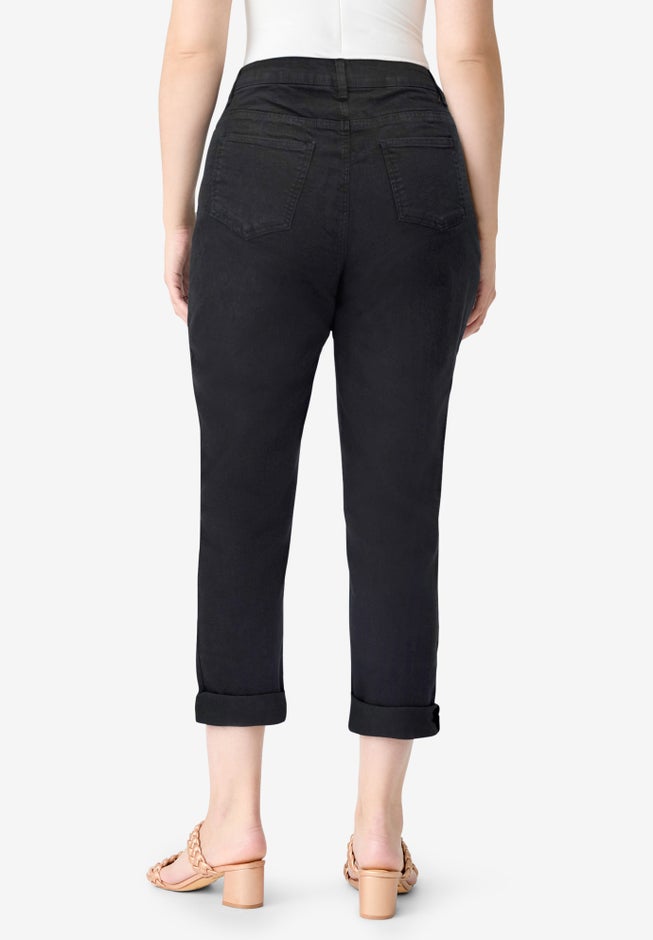 Plus Size Classic Stretch Boyfriend Jean image number 1