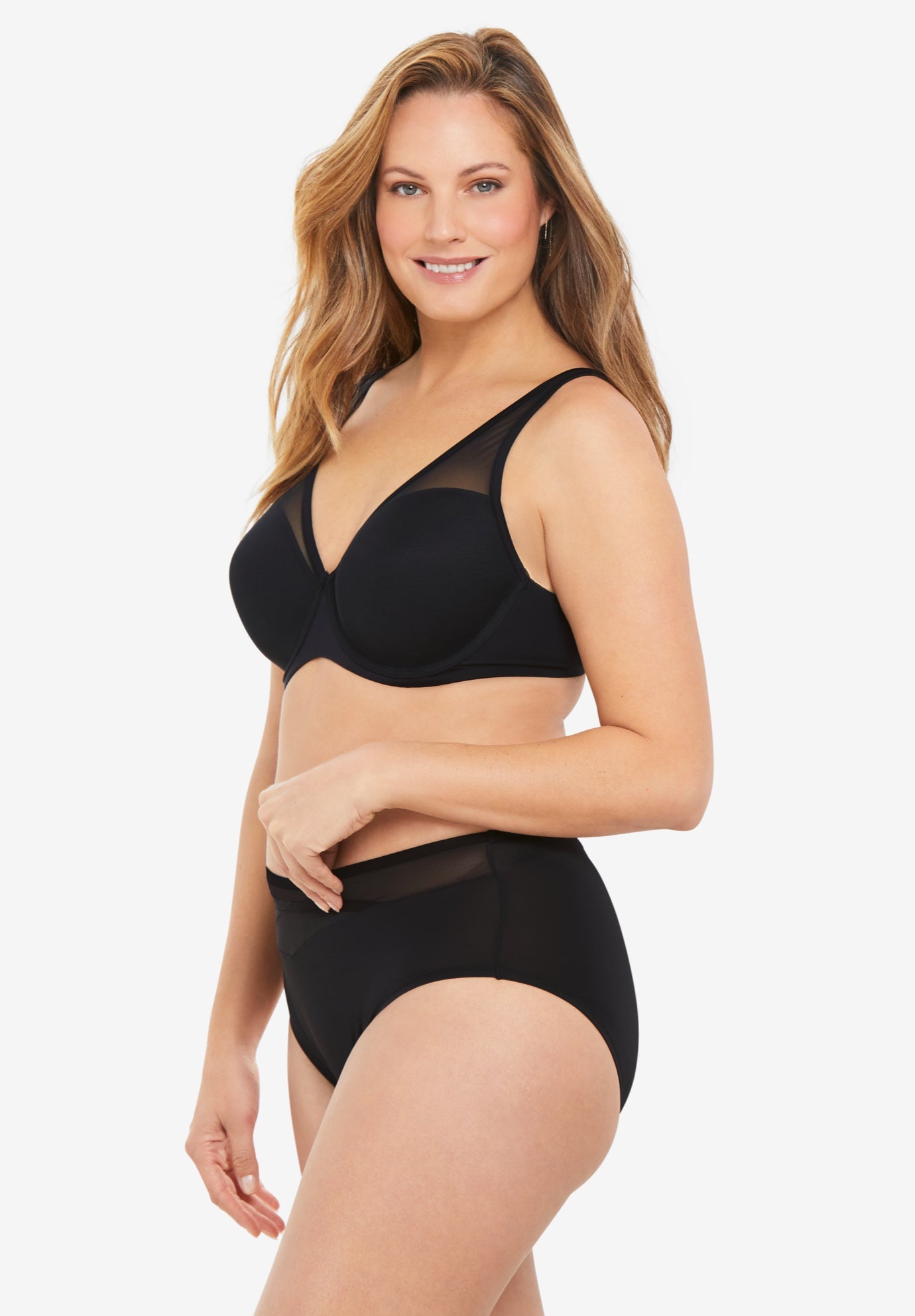 Leading Lady® The Jolene Perfect Plunge Underwire Bra image number 2