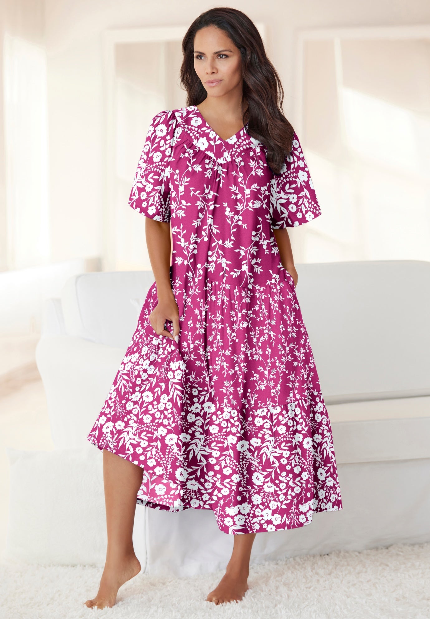 Tiered Print Lounger image number 0