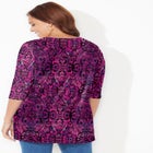 Easy Fit 3/4-Sleeve Scoopneck Tunic image number null