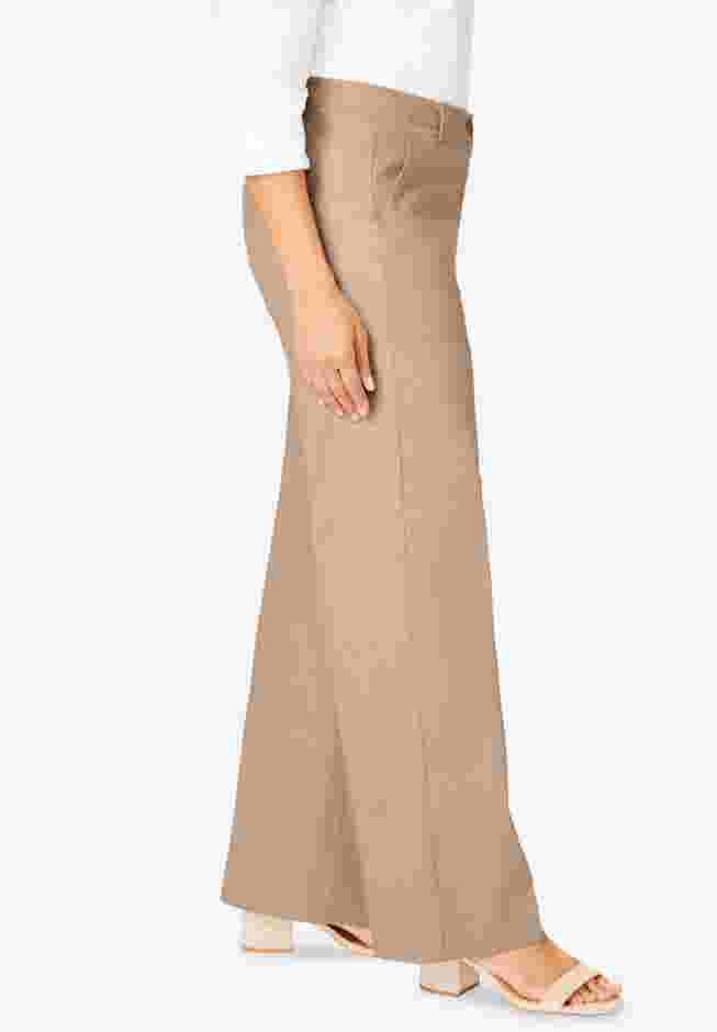 Stretch Cotton Chino Wide-Leg Trouser image number 2