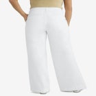 Stretch Cotton Chino Wide-Leg Trouser image number null