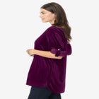 Pintuck Velour Tunic image number null