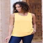 Scalloped Cardigan and Tank Set image number 1