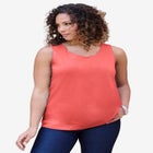 Scalloped Cardigan and Tank Set image number null