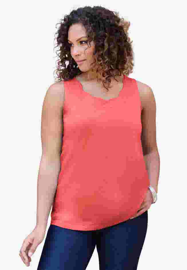 Scalloped Cardigan and Tank Set image number 2