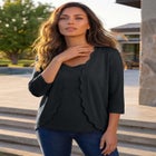 Scalloped Cardigan and Tank Set image number null