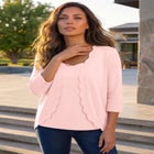 Scalloped Cardigan and Tank Set image number null