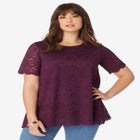 Allover Lace Swing Tee image number null